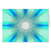 abstract star card