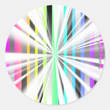 Abstract starburst stickers