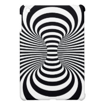 Abstract  Stripes Twirl  Circles iPad Case
