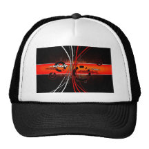 Abstract style 09 mesh hats
