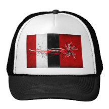 Abstract style 15 mesh hat