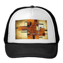 Abstract style 22 trucker hat