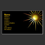 Abstract Sun Business Card business cards