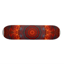 ABSTRACT SUNSET CUSTOM SKATE BOARD