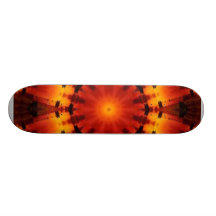 ABSTRACT SUNSET CUSTOM SKATE BOARD