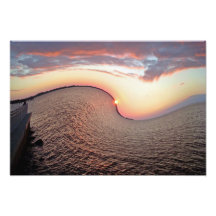 Abstract Sunset Photo Print