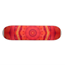 ABSTRACT SUNSET SKATEBOARD DECK