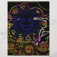 Abstract Surfers Flyers