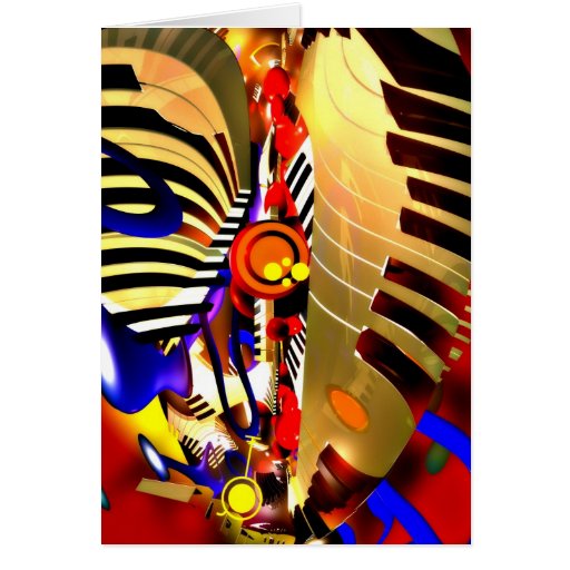 Abstract Surrealism Card