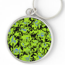 Abstract Swirl Keychain