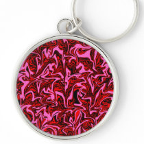 Abstract Swirl Keychains