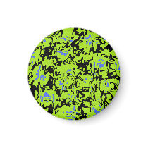 Abstract Swirl Fridge Magnets