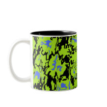 Abstract Swirl Coffee Mugs