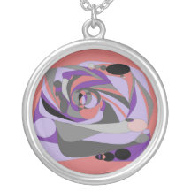 Abstract Swirl Necklaces