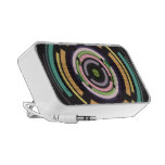 Abstract Tech Circles Travelling Speaker