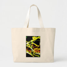 Abstract Tree Canvas Bag