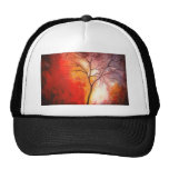 Abstract Tree Canvas Painting Hats