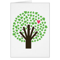 Abstract Tree Hugger Cards