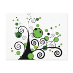 Abstract Tree Postcards