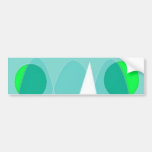 Abstract Triangle Bumper Stickers