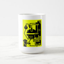abstract urban 03 coffee mugs