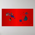 Abstract Verdi Poster