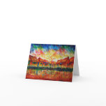Abstract Village Cityscape XX - Notecard