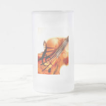 Abstract Violin Art Mug