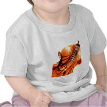 Abstract Violin Art T-shirt
