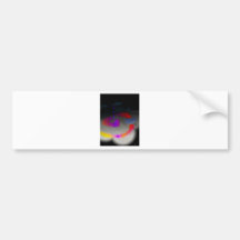 Abstract Water Drop Bumper Sticker