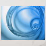 Abstract Water Swirl Textured Flyer