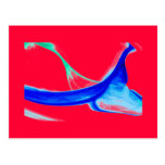 Abstract Waves Postcard