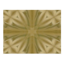 Abstract wood pattern cross postcards