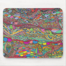 Abstract Worlds Mousepad