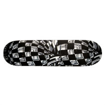 Abstract Worlds Skateboard