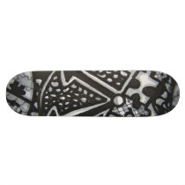 Abstract Worlds Time Piece Skateboard