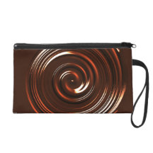 Abstract Wristlet Purse