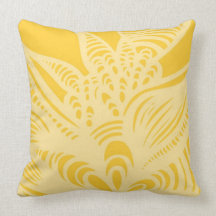 Abstract - Yellow - Pillow