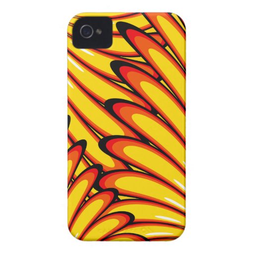 abstract yellow sunflowers iPhone 4 Case-Mate