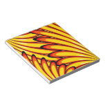 abstract yellow sunflowers  notepad notepads