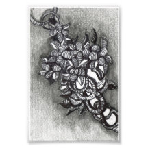 Abstract. Zentangle Inspired. A Cluster of Tangles Photograph
