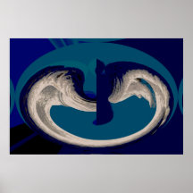 ABSTRACTION STATUE POSTER