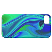 abstractly dans purple blue green coque iPhone 5 Case-Mate