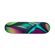 Abstrakter Regenbogen Skateboarddeck