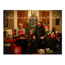 Absurdly Merry Christmas Post Card