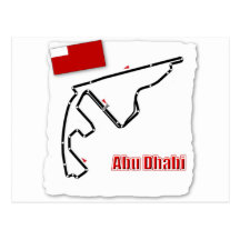 Abu Dhabi GP Circuit Post Cards