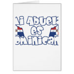 Abuela Dominicana Greeting Card