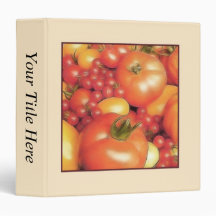 Abundant Harvest - Heirloom Tomatoes 3 Ring Binder