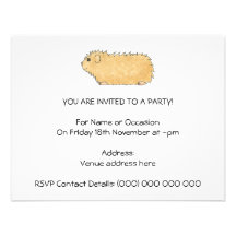 Abyssinian Guinea Pig. Personalized Announcements