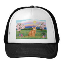 Abyssinian (red 18) - Blossoms Hat